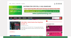 Desktop Screenshot of crystalxbandung.com